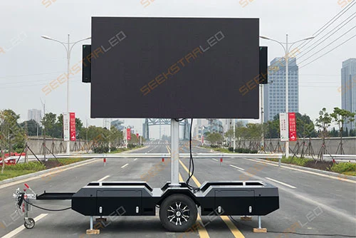 Mobile LED Advertising Trailer