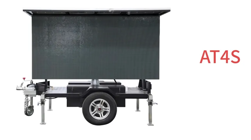 AT4S Solar-powered Mobile LED Display Trailer