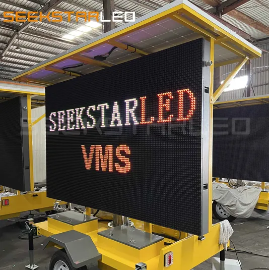 VMS Solar LED Trailer