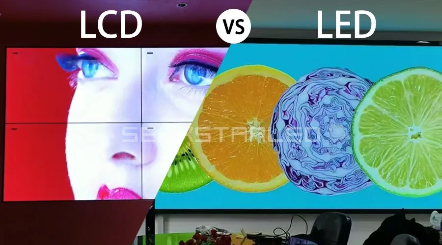 LCD Video Wall VS LED Displays LCD Video Wall VS LED Displays